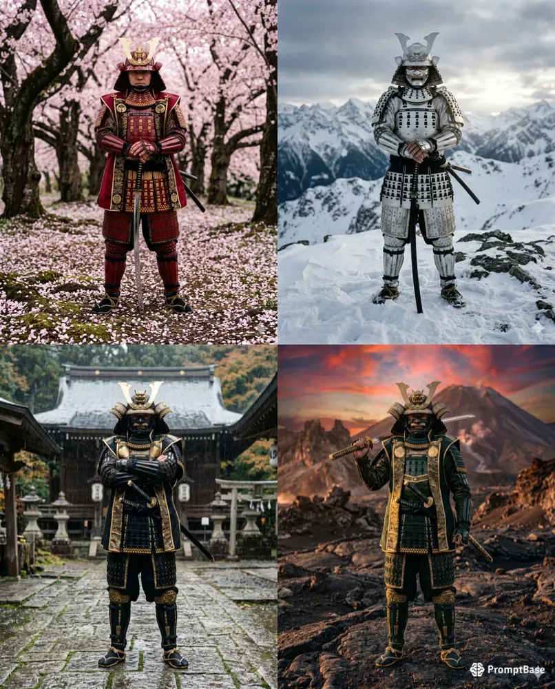Epic Samurai Portrait Generator