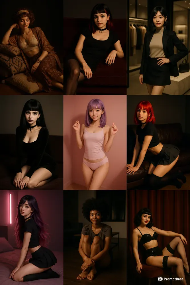 Stylish Girls In Trendy Poses