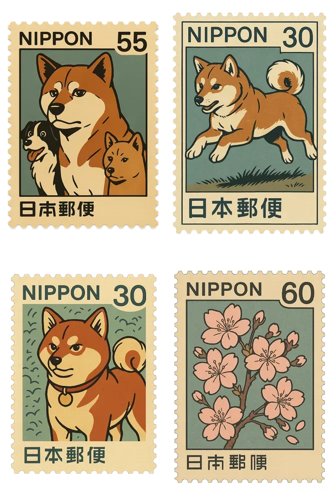 Retro Anime Japanese Stamp Makers