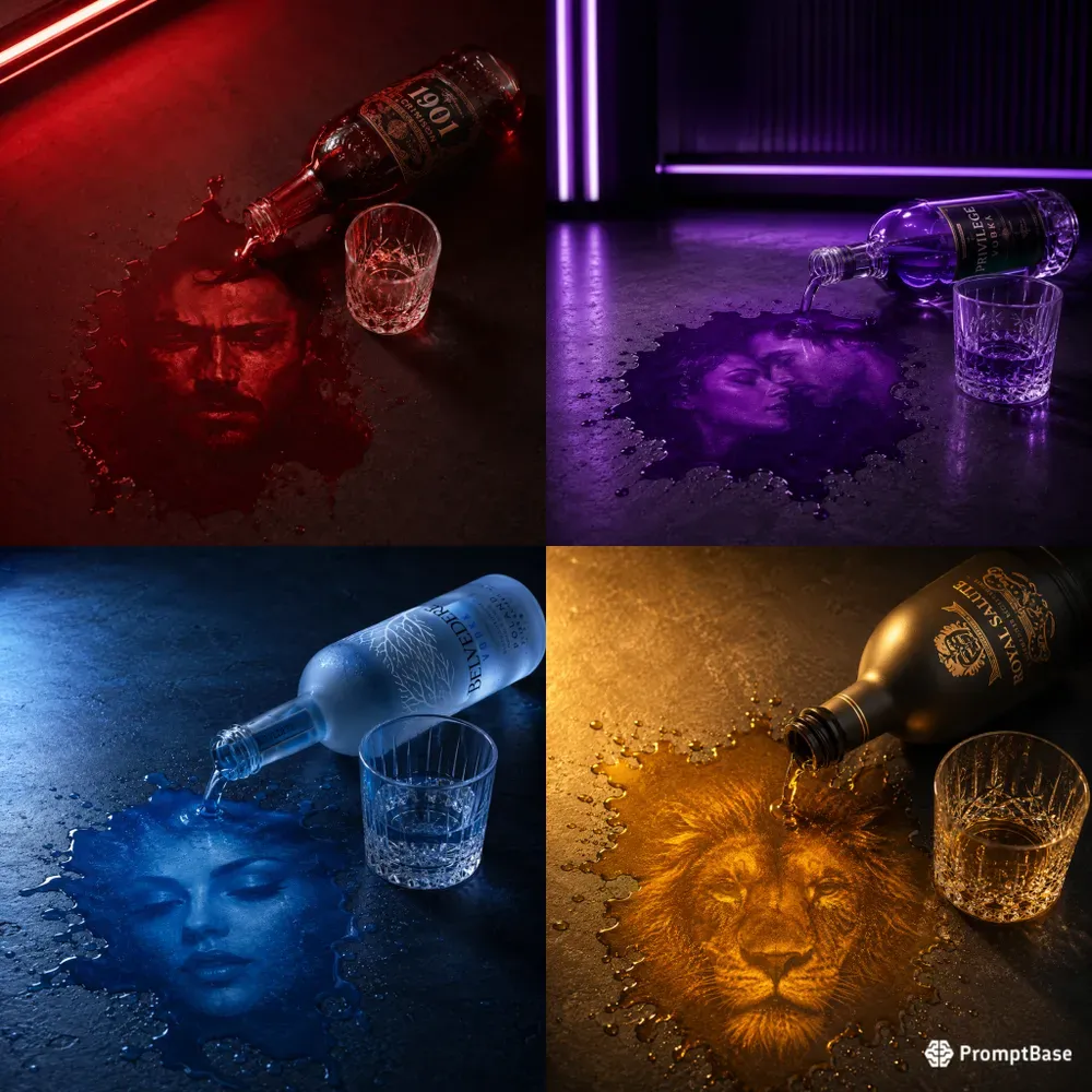 Liquid Face Ad Concepts