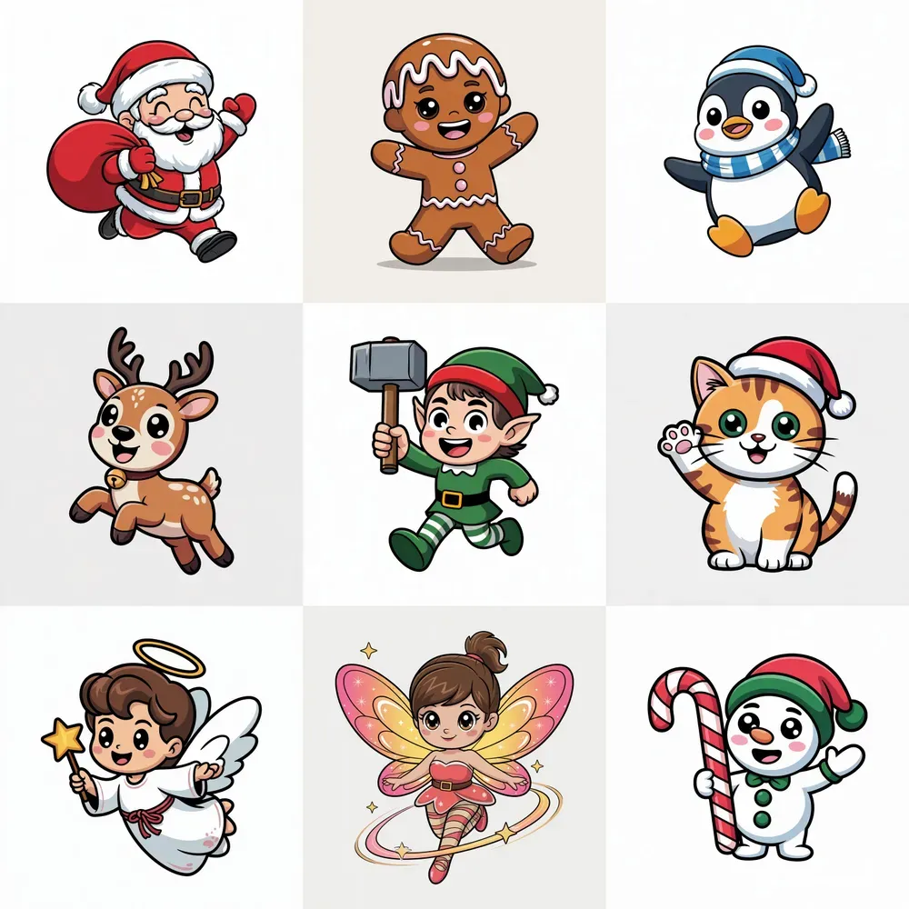 Chibi Christmas Character Creators