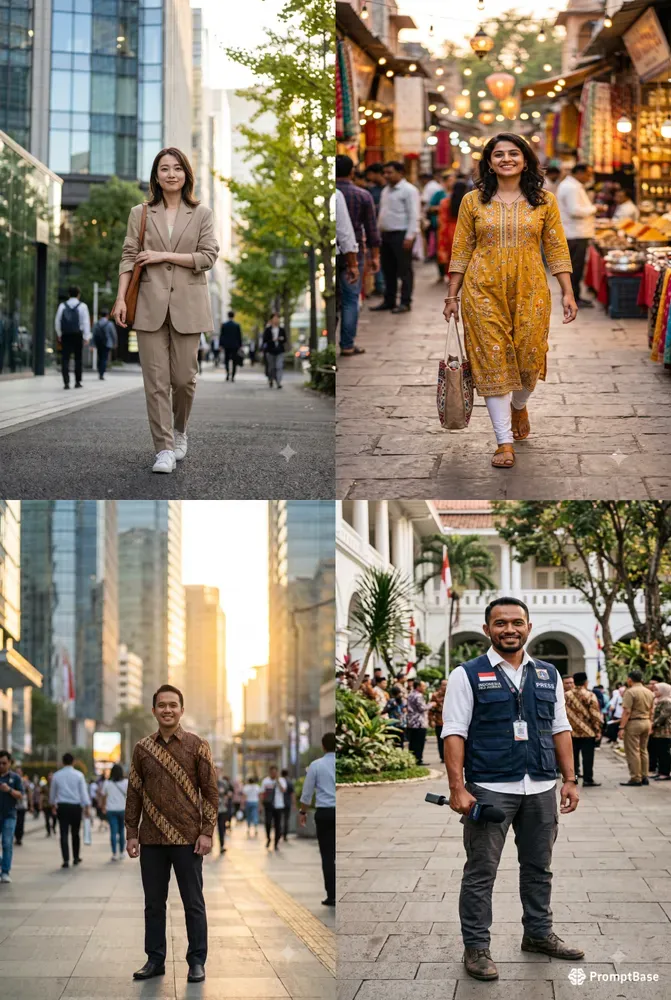 Cinematic Asian Stock Photo Generator
