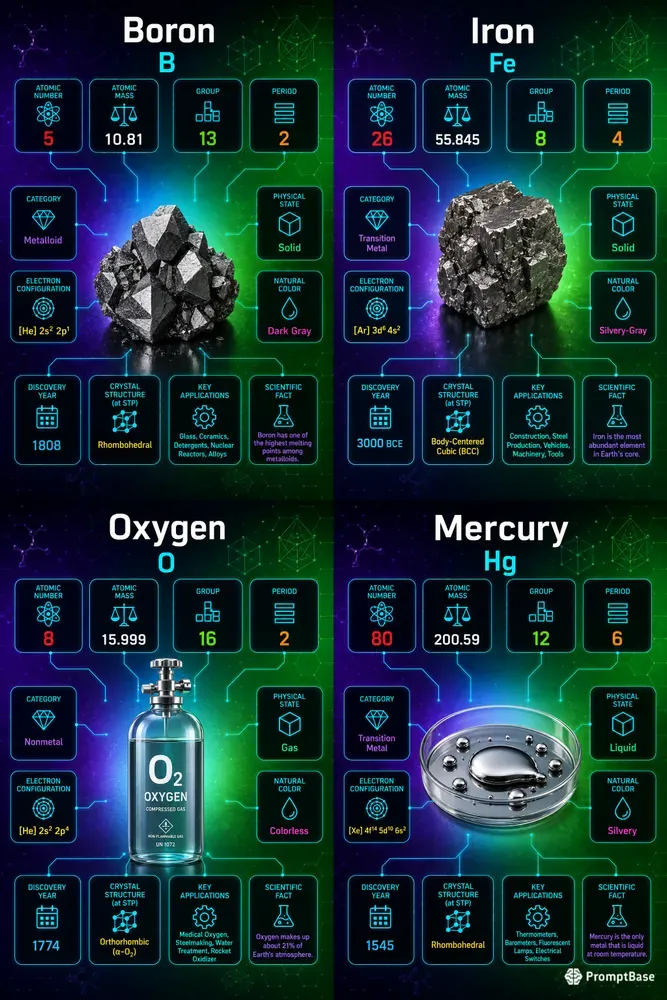 Element Infographic Posters