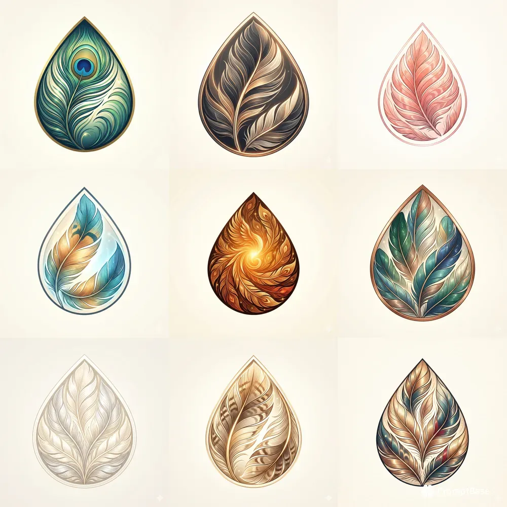 Glowing Feathers Emblems