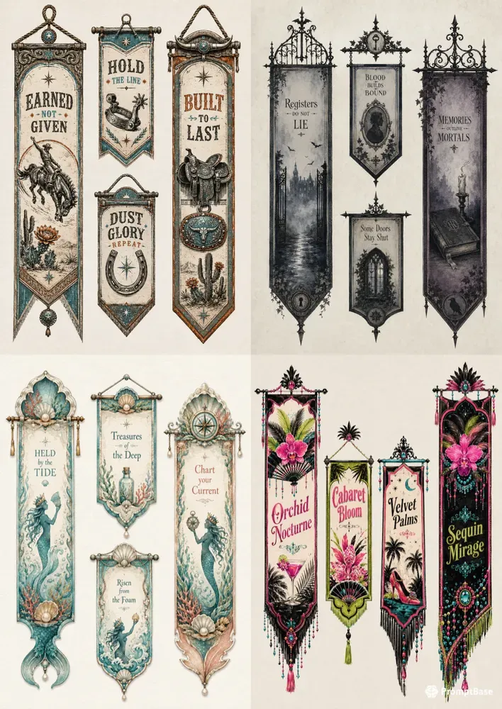 Ornamental Gonfalon Ephemera