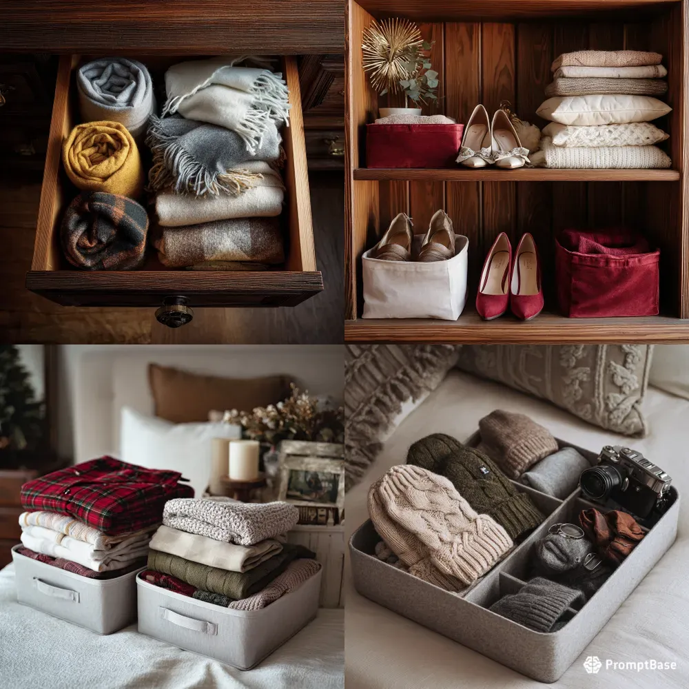 Winter Christmas Wardrobe Organization