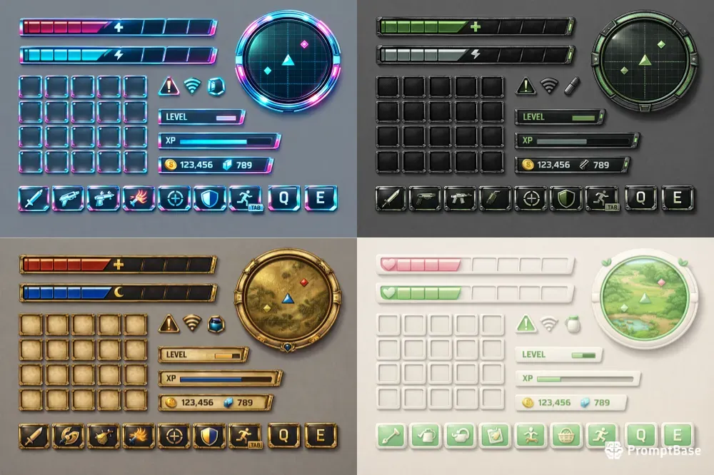 Pro Game UI Asset Kits