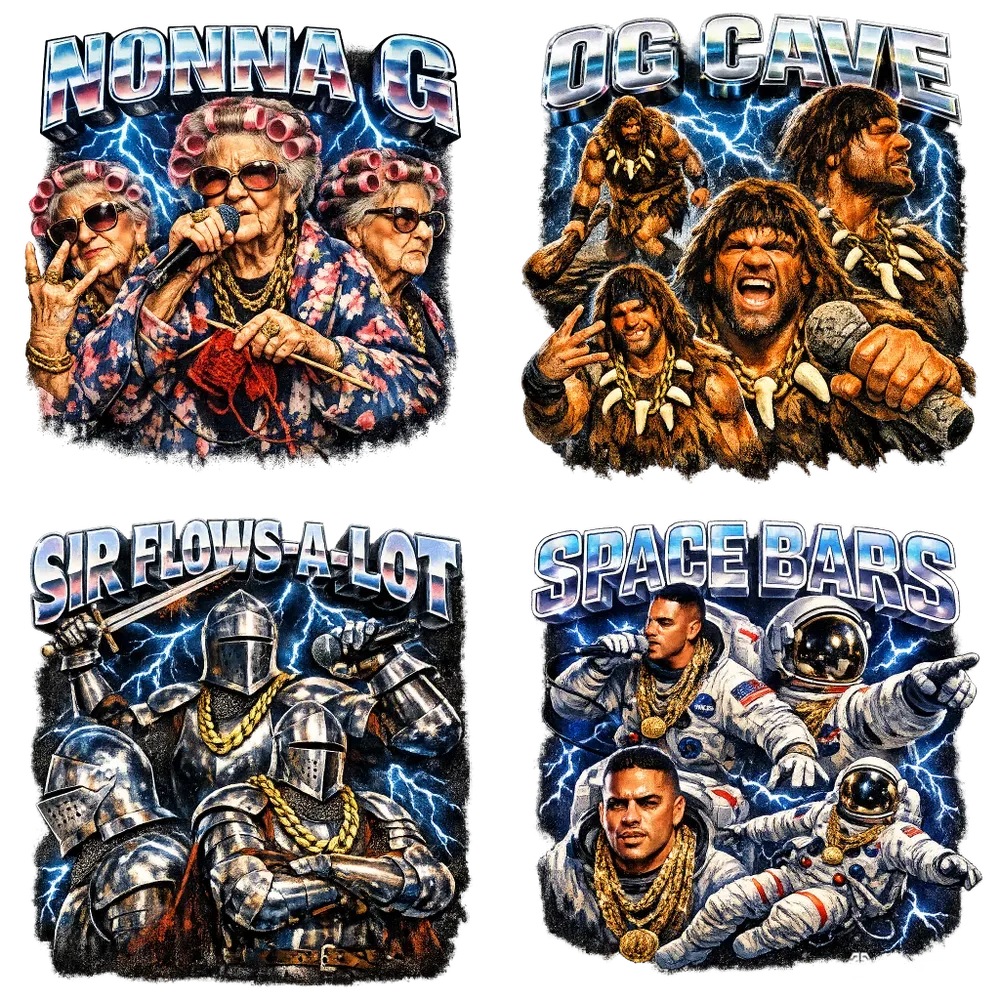 Vintage 90s Rap Bootleg Tshirts