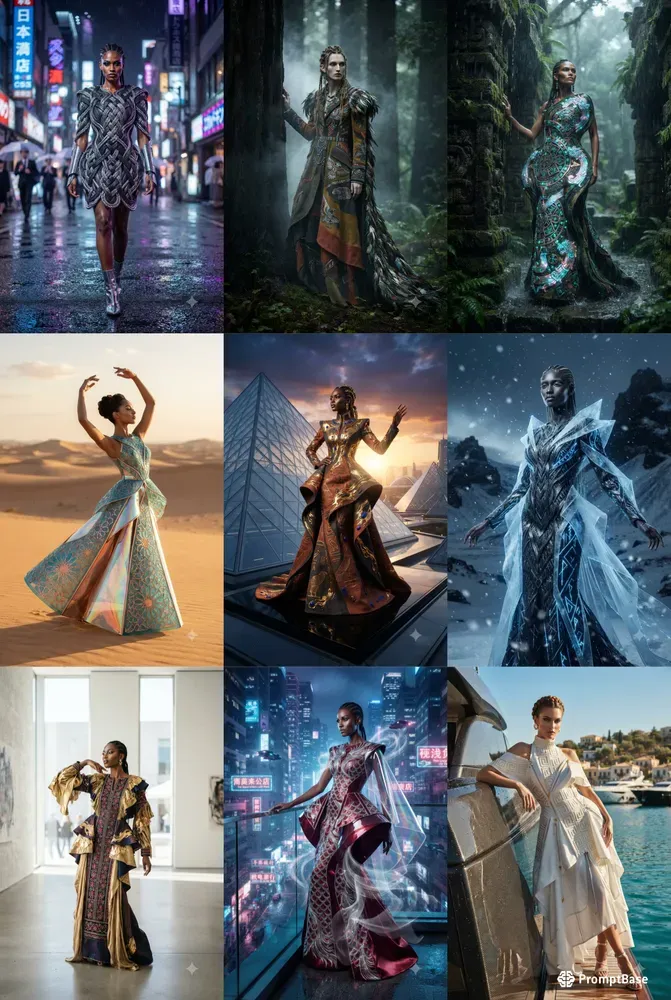 Folklore Meets Future Fashion Art