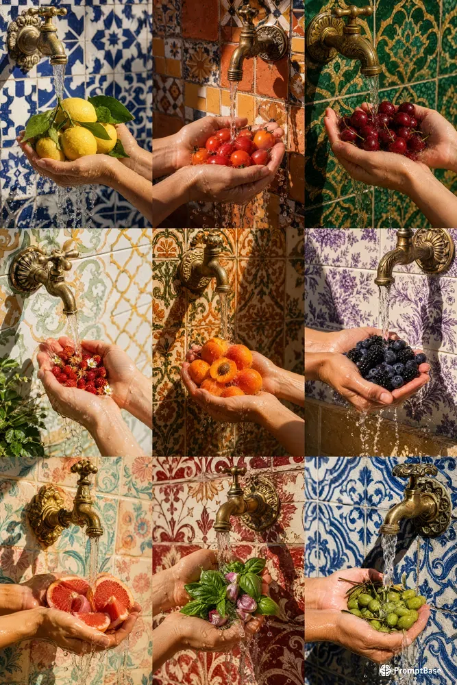 Mediterranean Summer Culinary Macro Photos