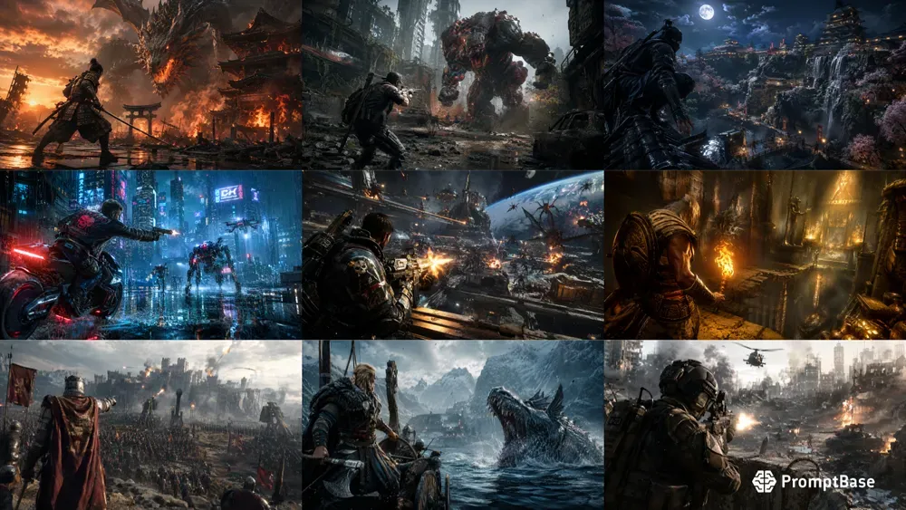 Aaa Cinematic Game Scene Creators 4K Xl