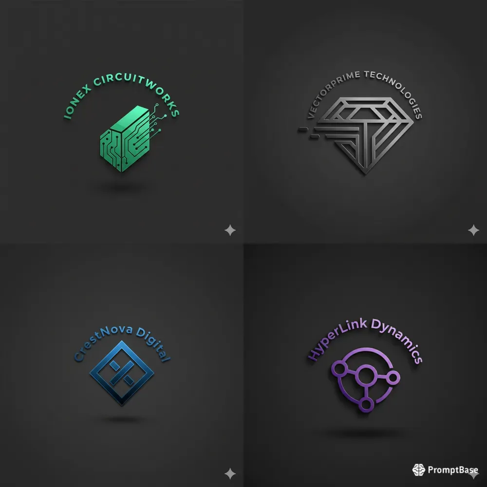 Futuristic Tech Logo Makers