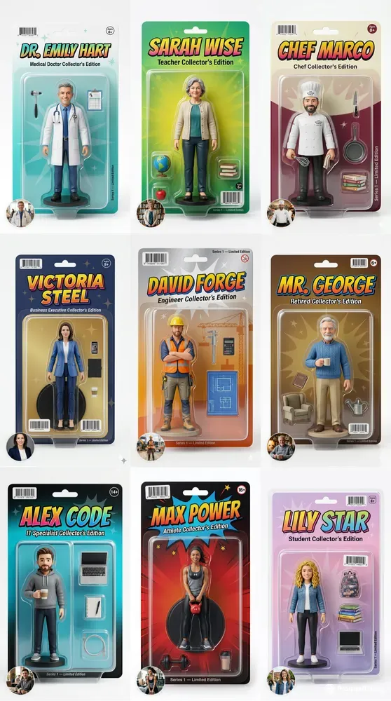 Custom Action Figure Toy Box Generator