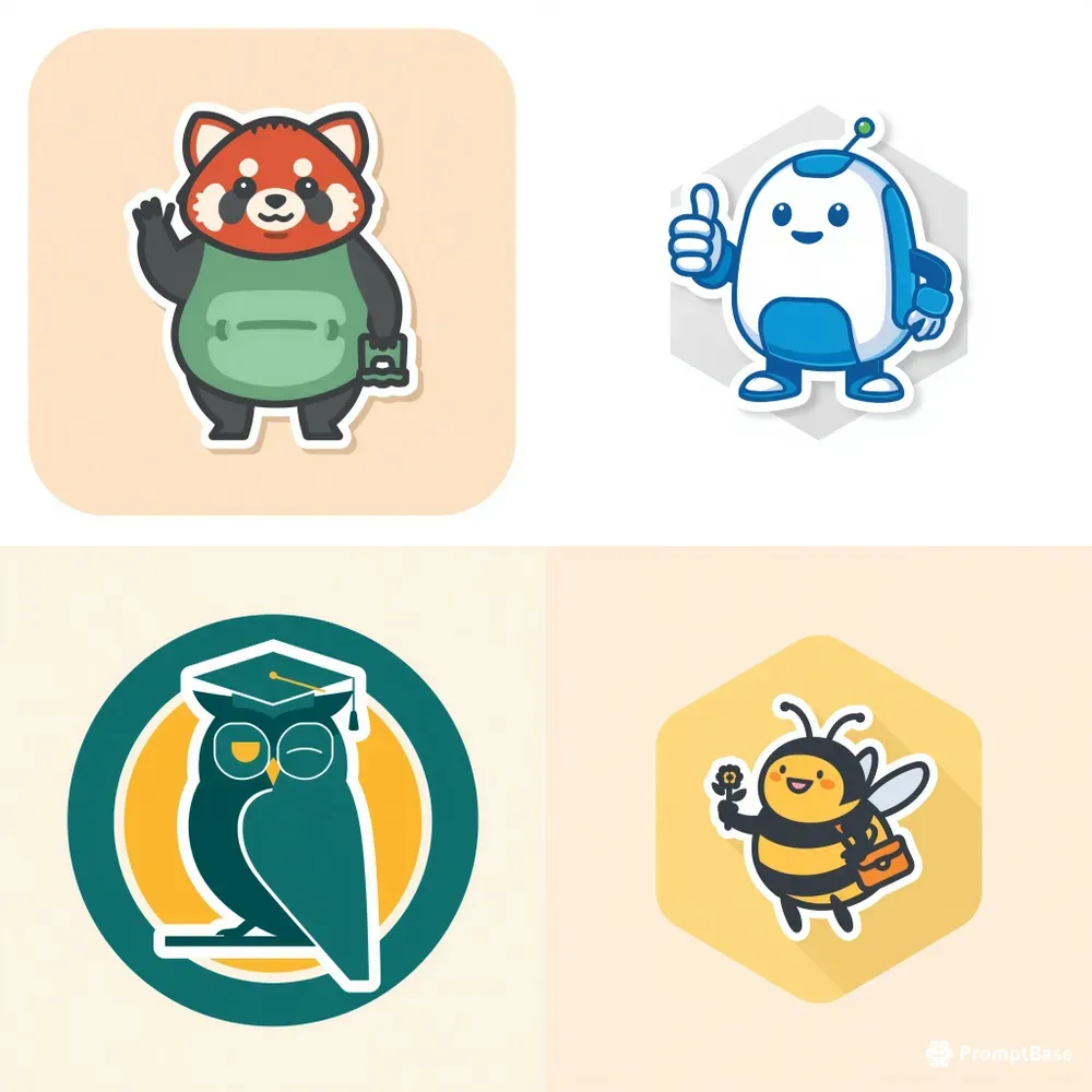 Flat Vector Brand Mascots