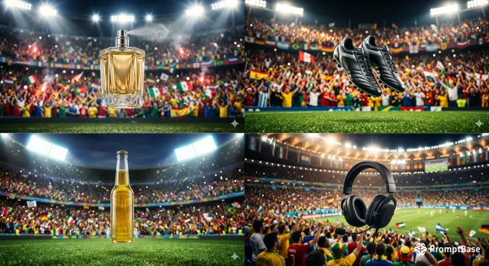 World Cup Stadium Product Mockups
