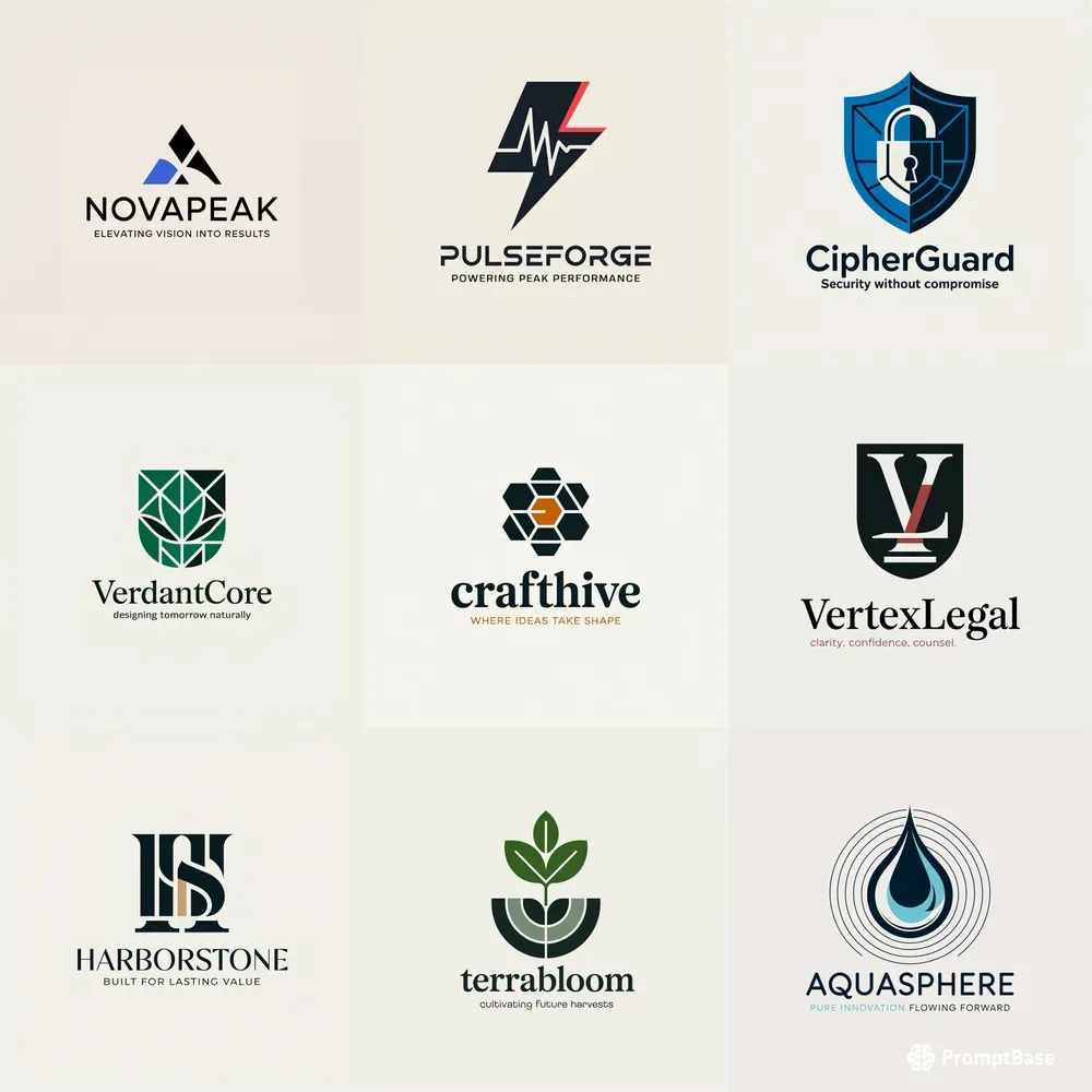 Premium Minimalist Brand Logos