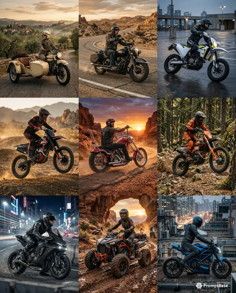 Motorcycle Photo Generator