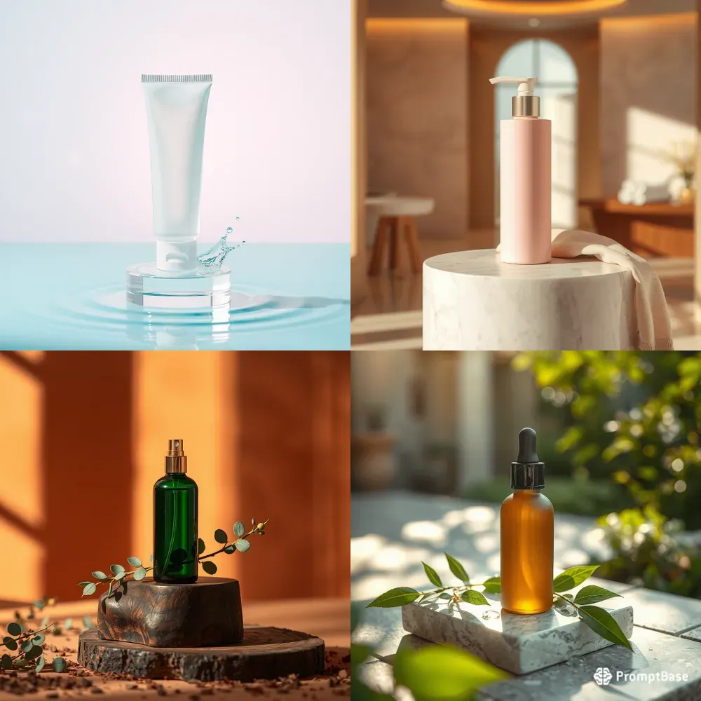 Luxury Skincare Product Mockup Generator