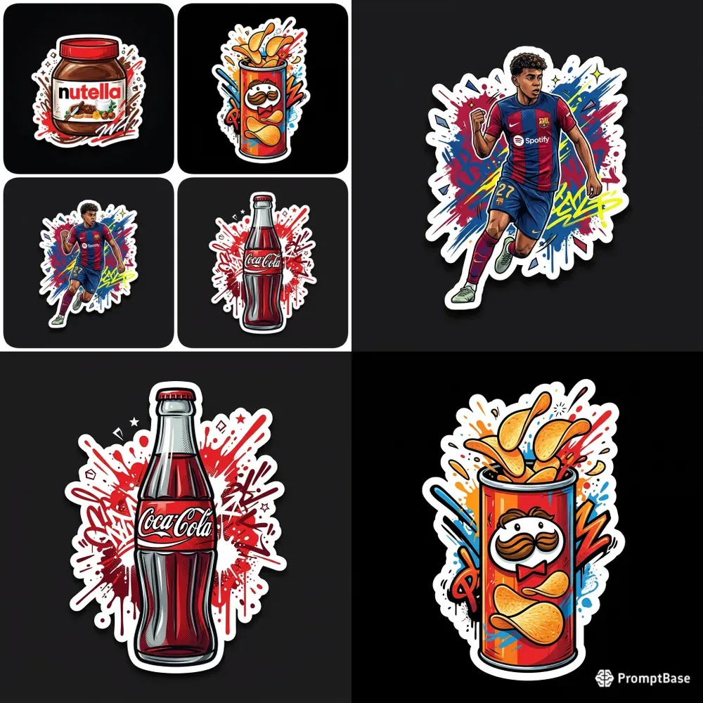 Handdrawn Vector Stickers