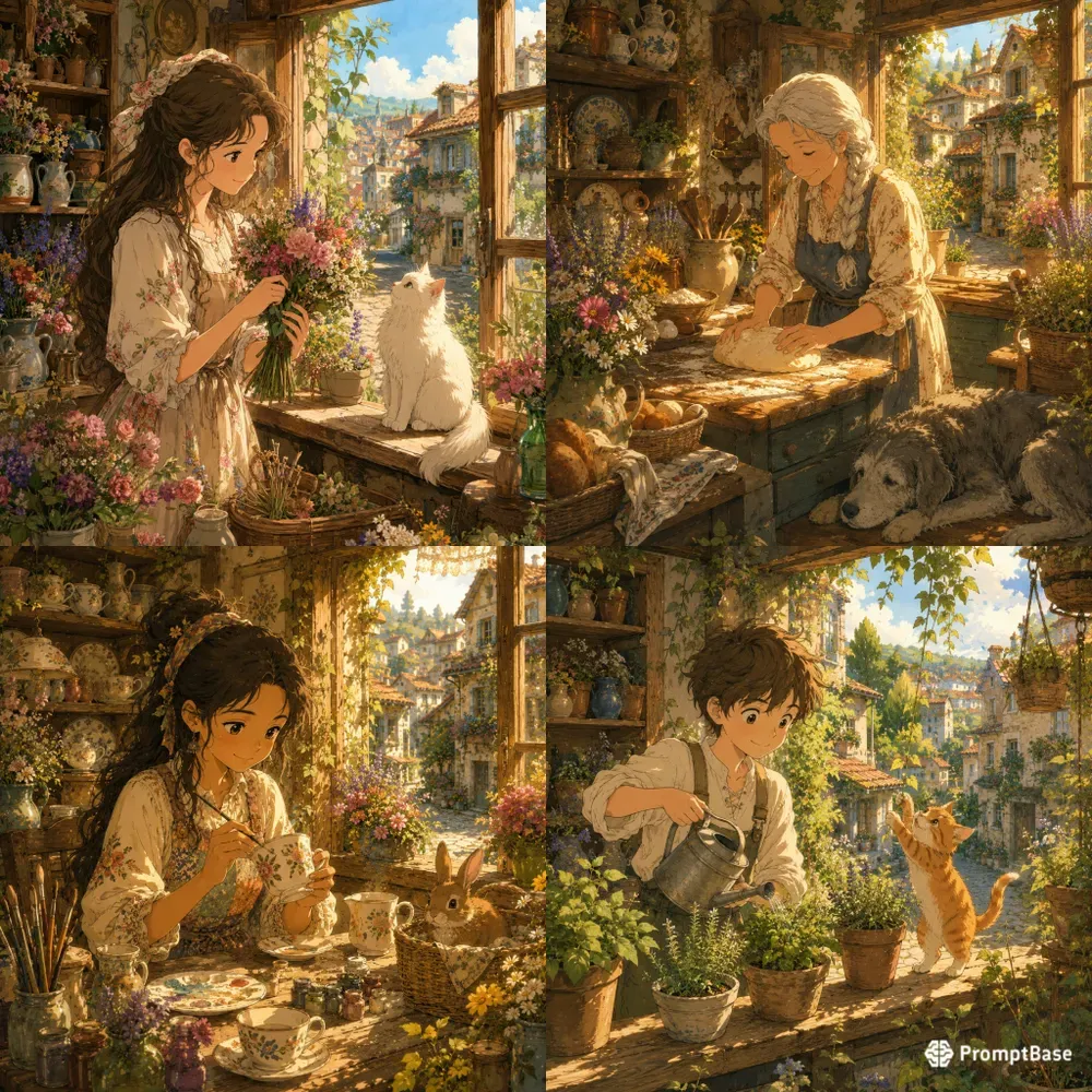 Ghibli Flower Dreams