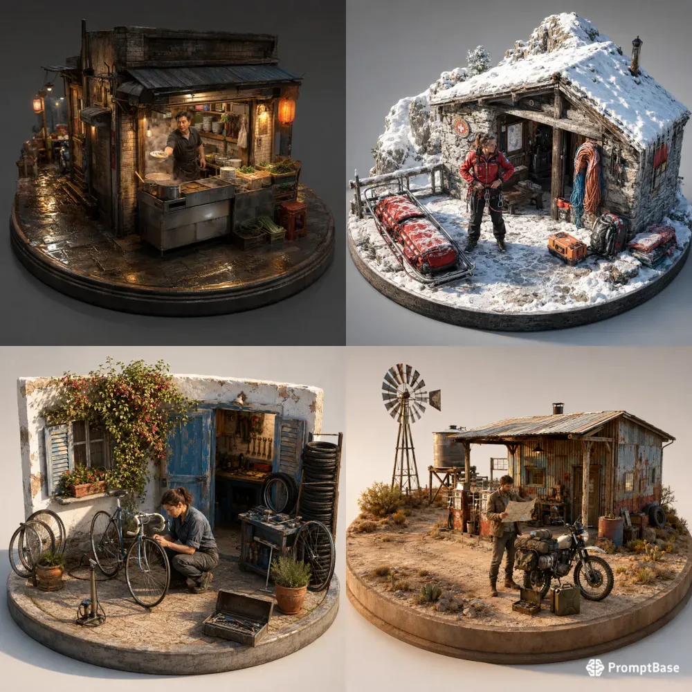 Hyperreal Human Isometric Worlds