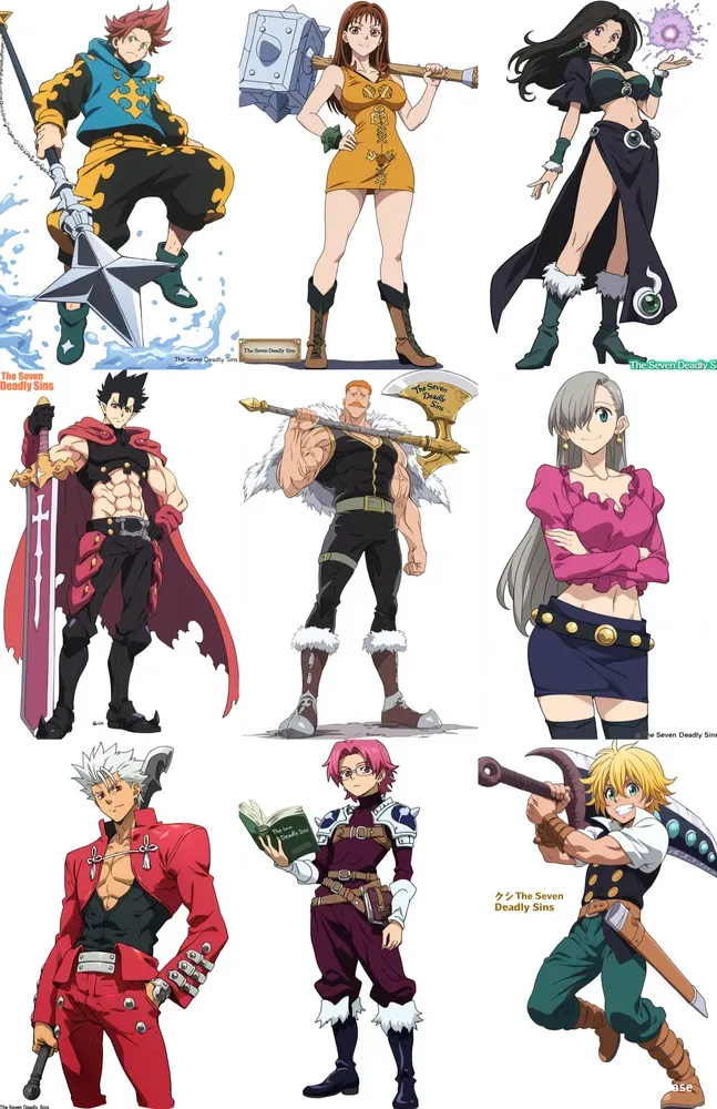 Seven Deadly Sins Characters