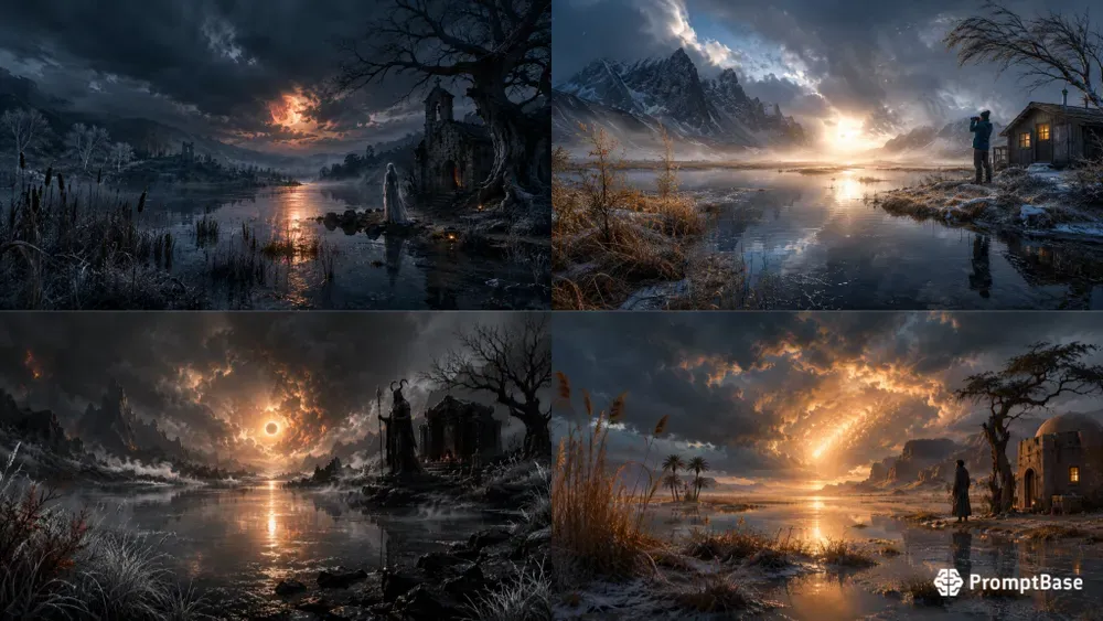 Stormlit Refuge Landscapes