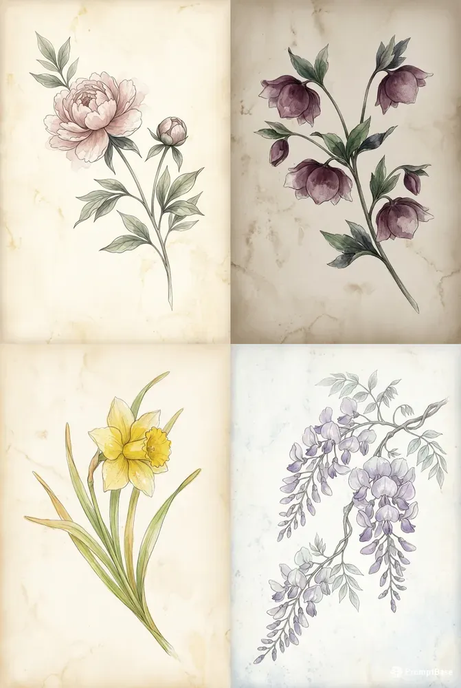 Botanical Watercolor Art