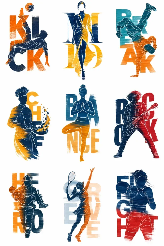 Dynamic Human Silhouette Bundles