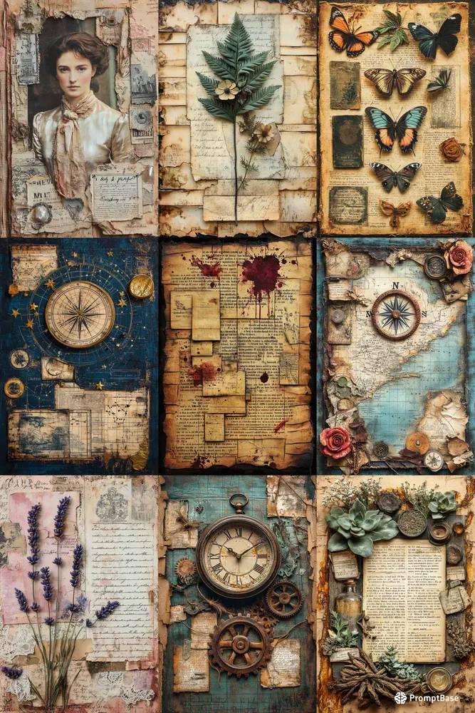 Victorian Ephemera Junk Journal Masters