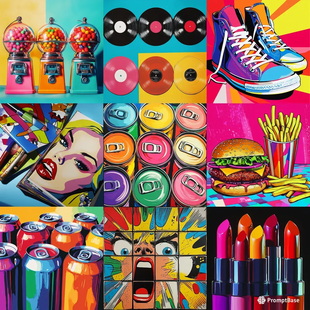 Bold Pop Art Still Lifes
