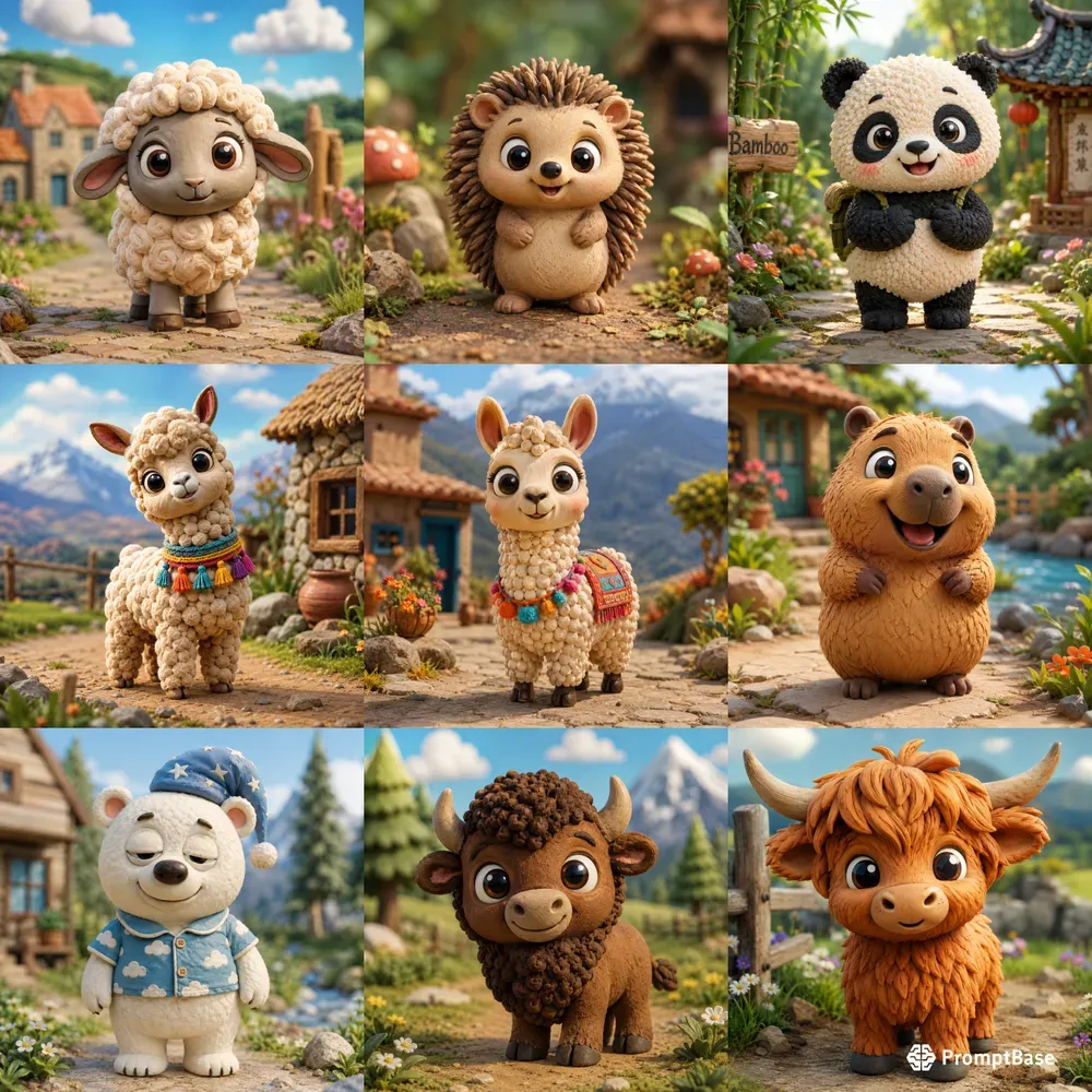 Clay Wool Critter Creator Packs