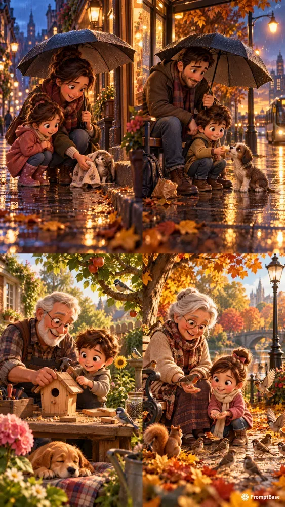 Heartwarming 3D Cartoon Stories