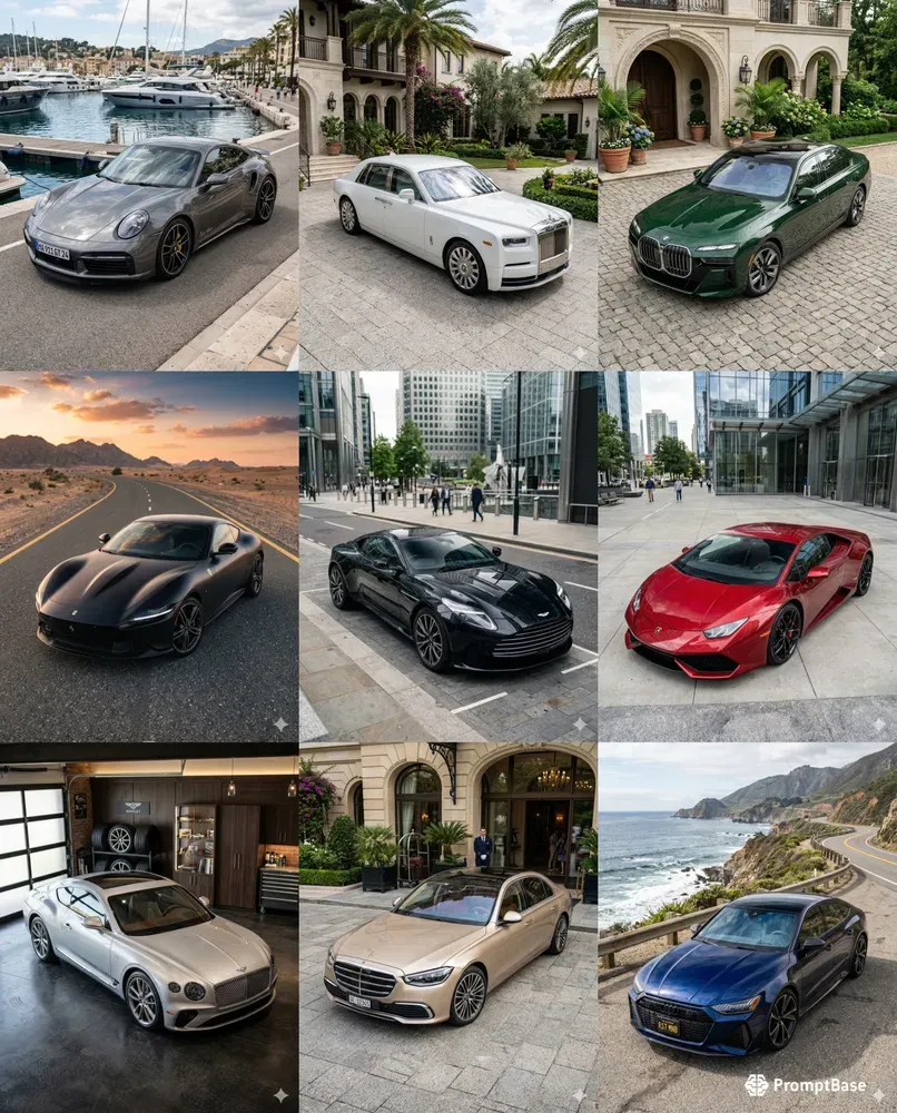Ultrarealistic Luxury Car Photography