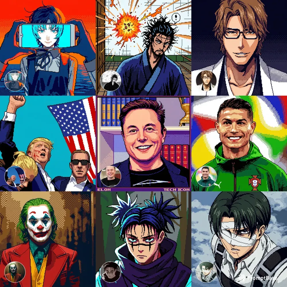 Retro Pixel Art From Images