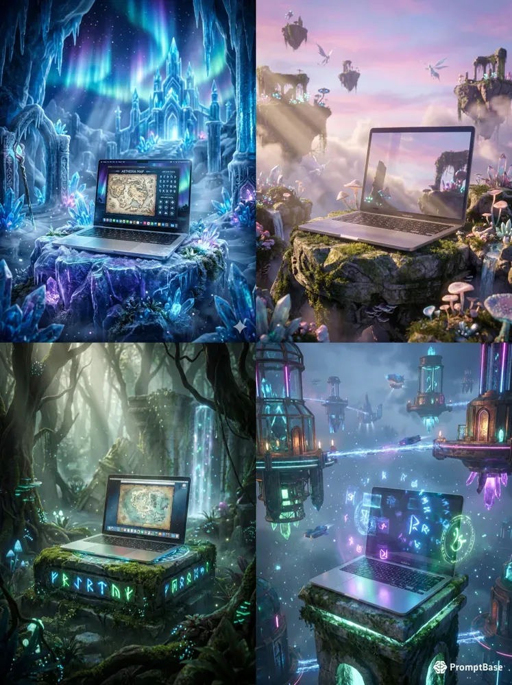Macbooks In Fantasy Worlds