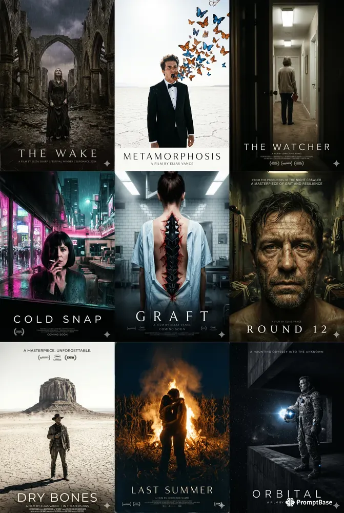 Cinematic 4K Movie Poster Generator