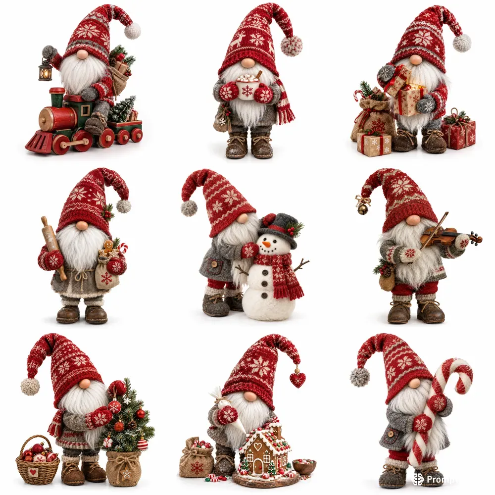 Christmas Gnomes Magical Holiday Designs
