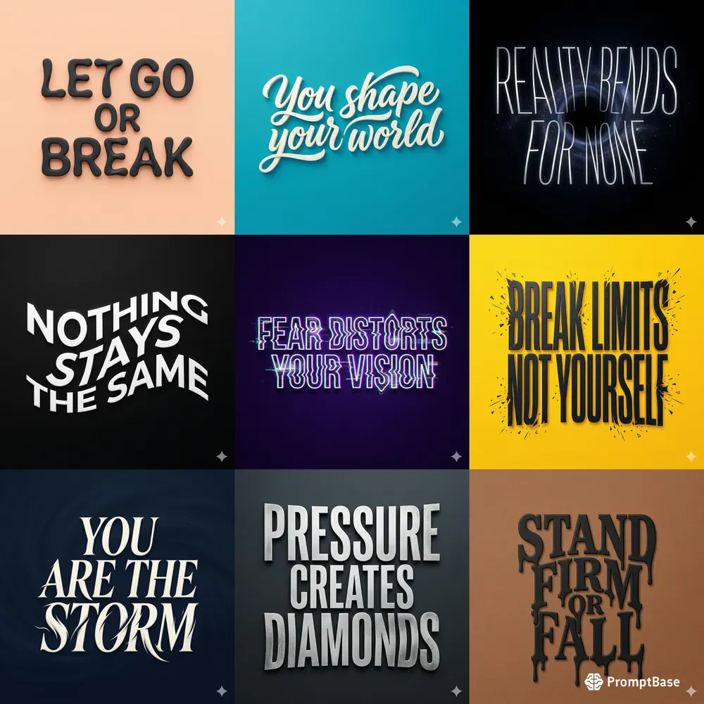 Dynamic Force Typography