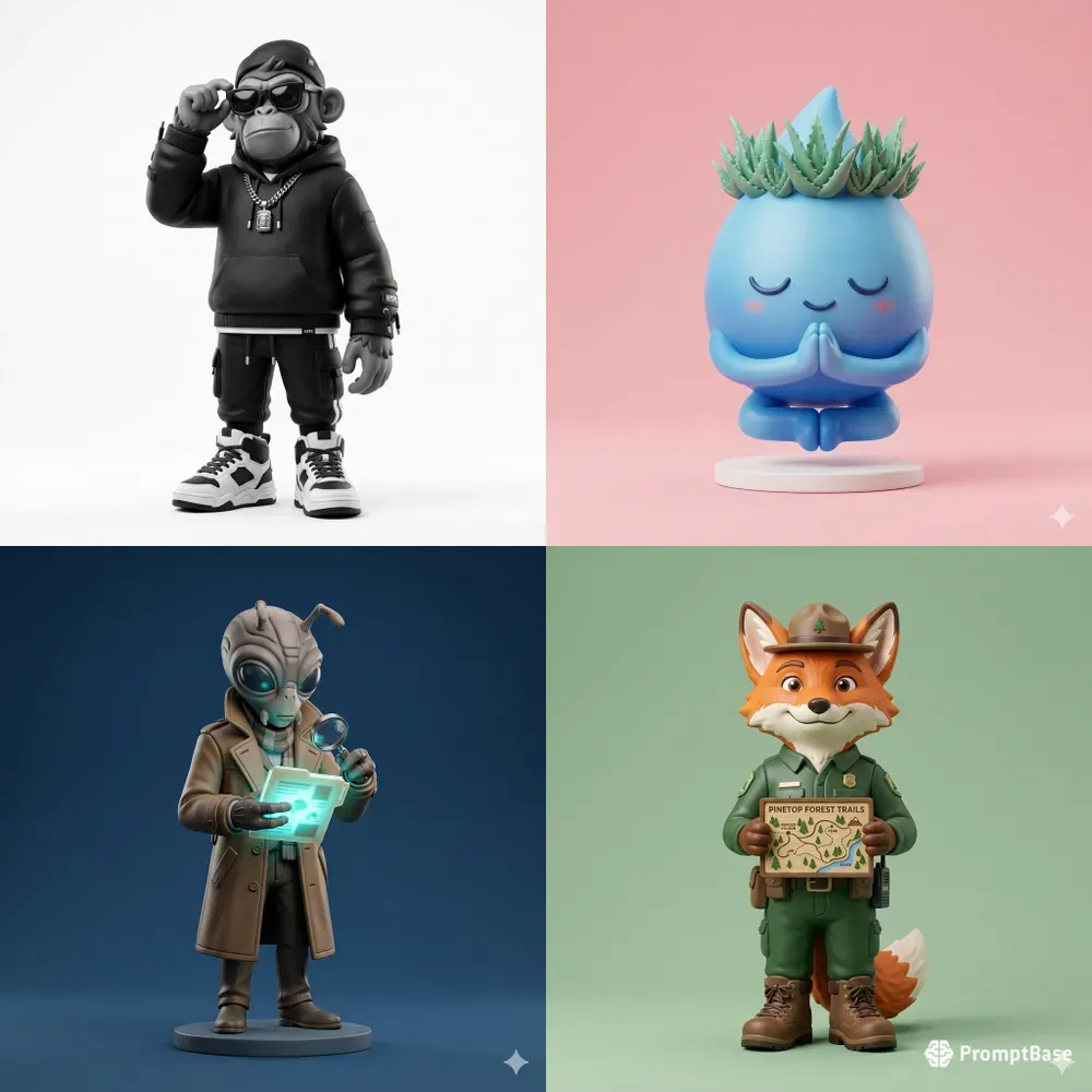 3D Vinyl Toy Brand Mascots
