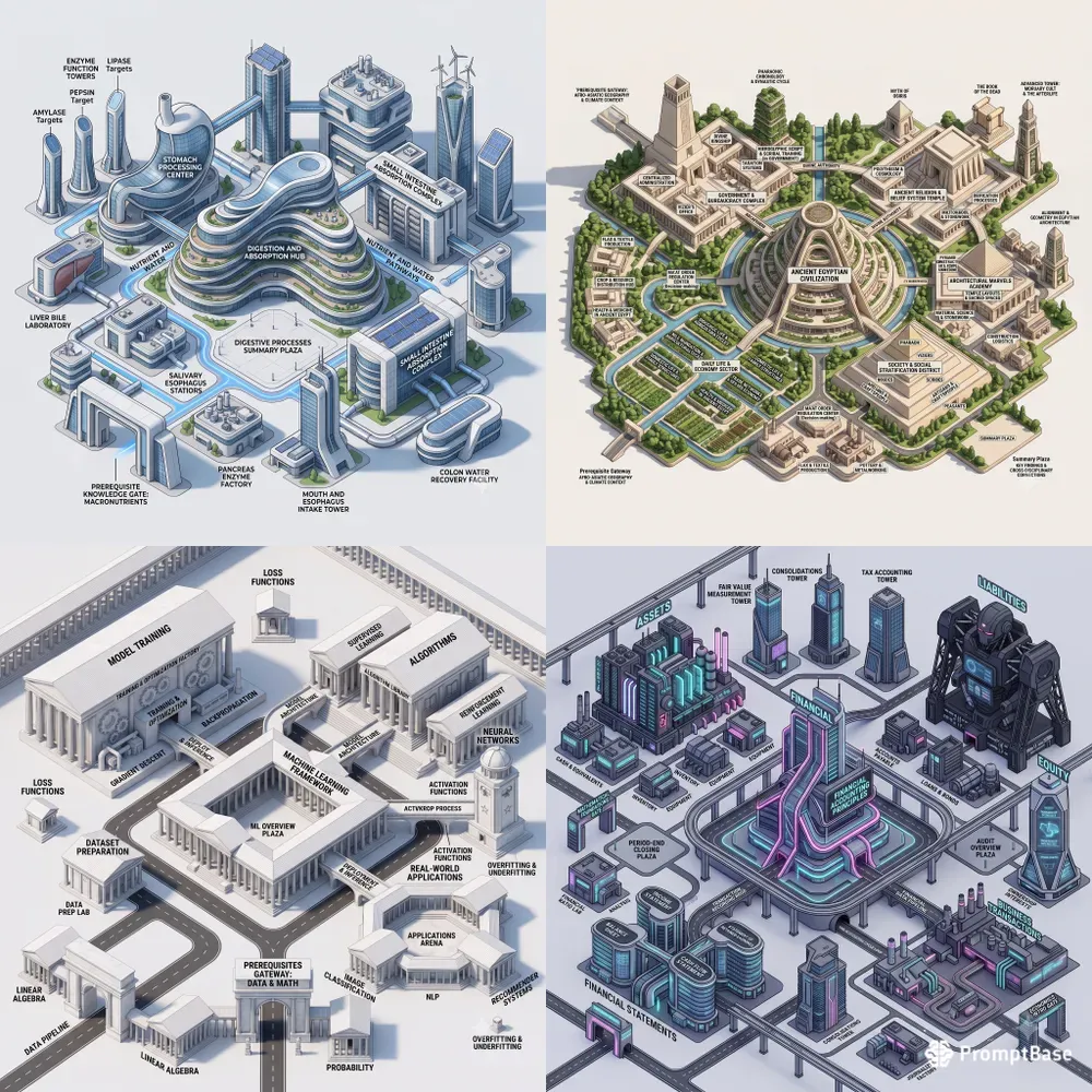 3D Knowledge Architecture Generator