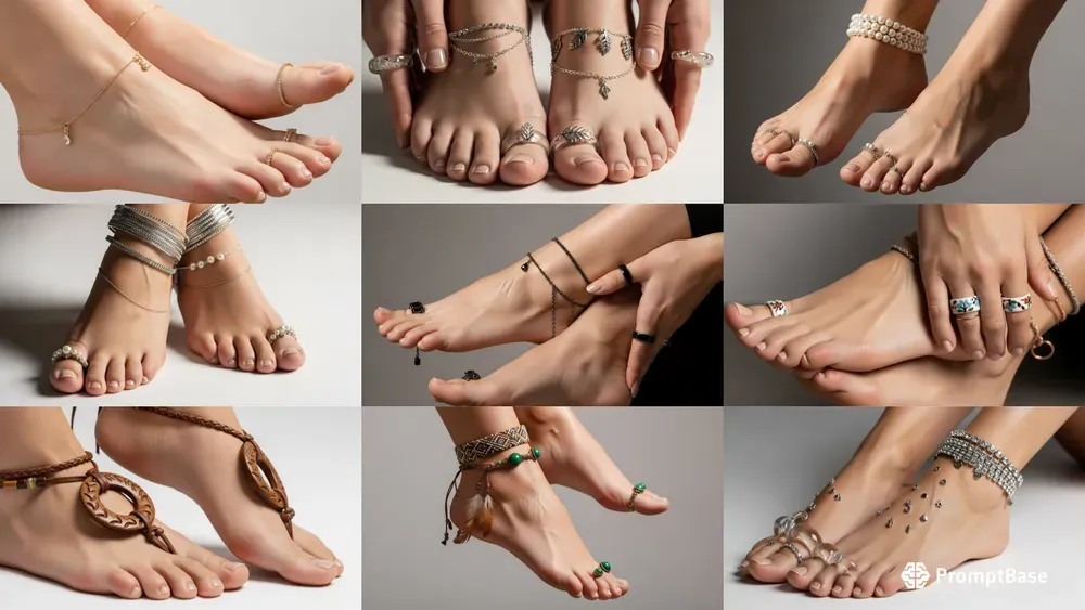 Elegant Female Feet Collection