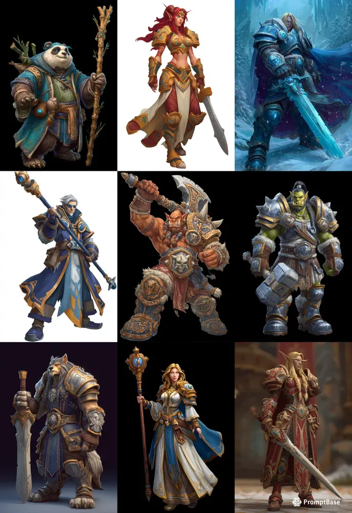 World Of Warcraft Characters