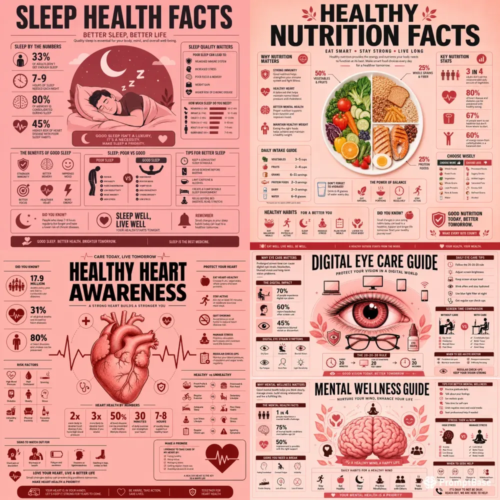 Modern Health Infographic Kits
