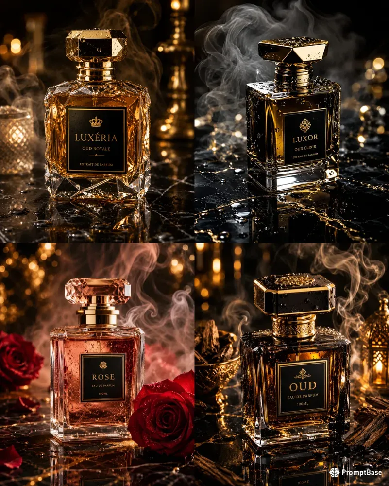Luxury Perfume Product Photography