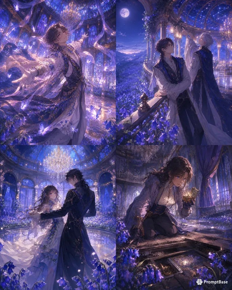 Petal The Bluebell Ballroom Anime Art