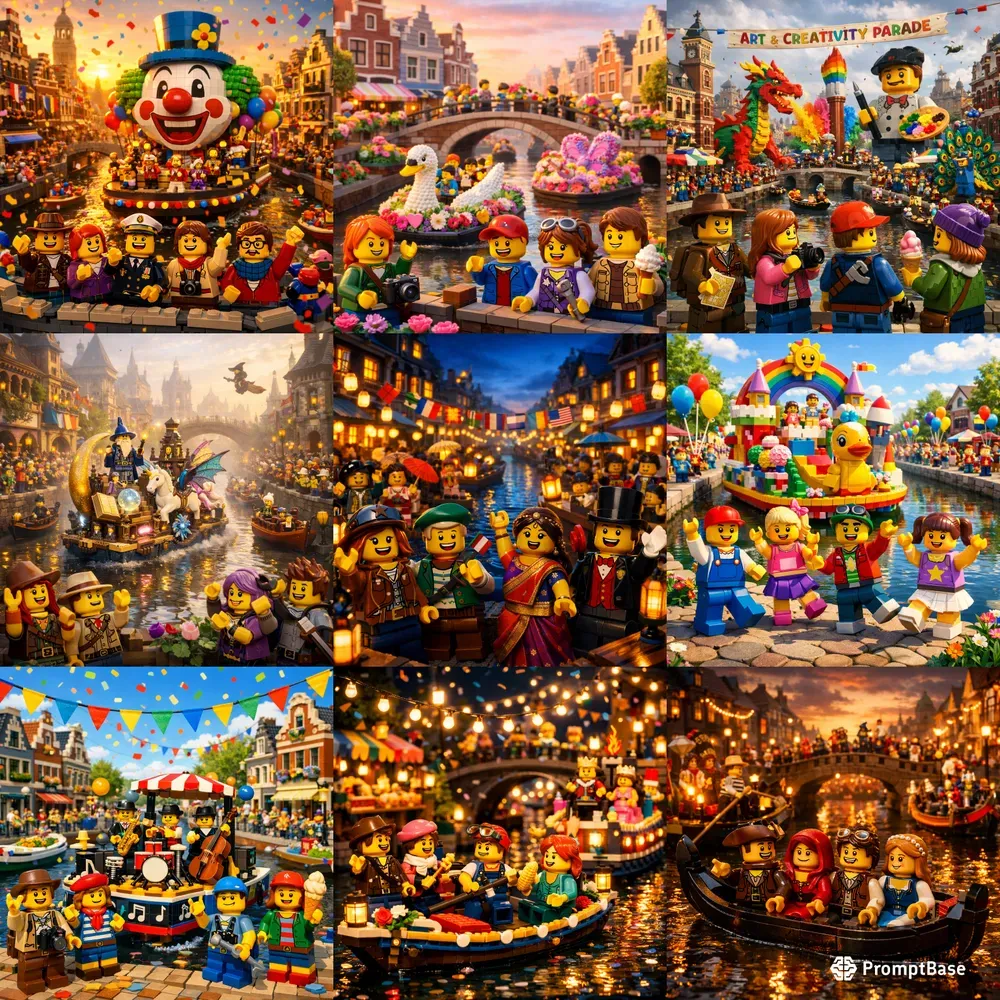 Lego Canal Carnival Parades