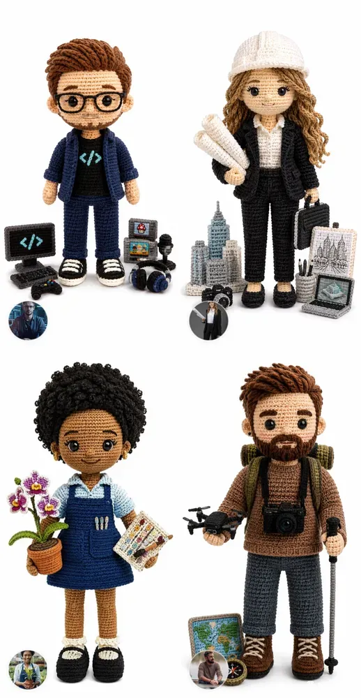 Amigurumi Portraits