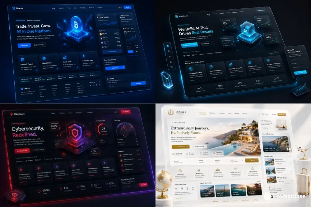 Ultramodern Saas Landing Page Creators