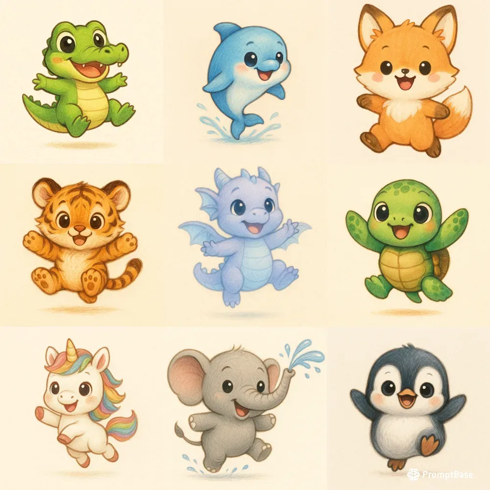 Cute Baby Animal Logo Generators